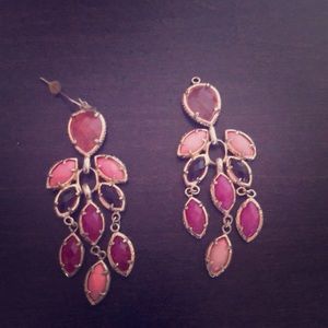 Gorgeous Kendra Scott earrings in shades of pink